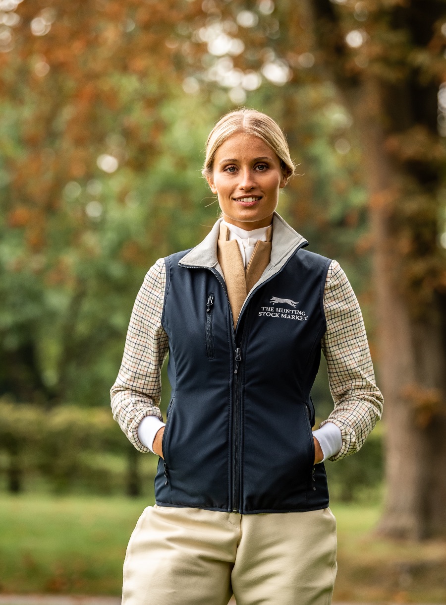 Ladies Softshell Gilet The Hunting Stock Market