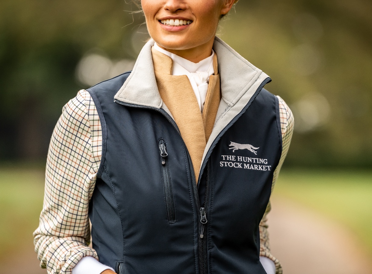 Ladies Softshell Gilet The Hunting Stock Market