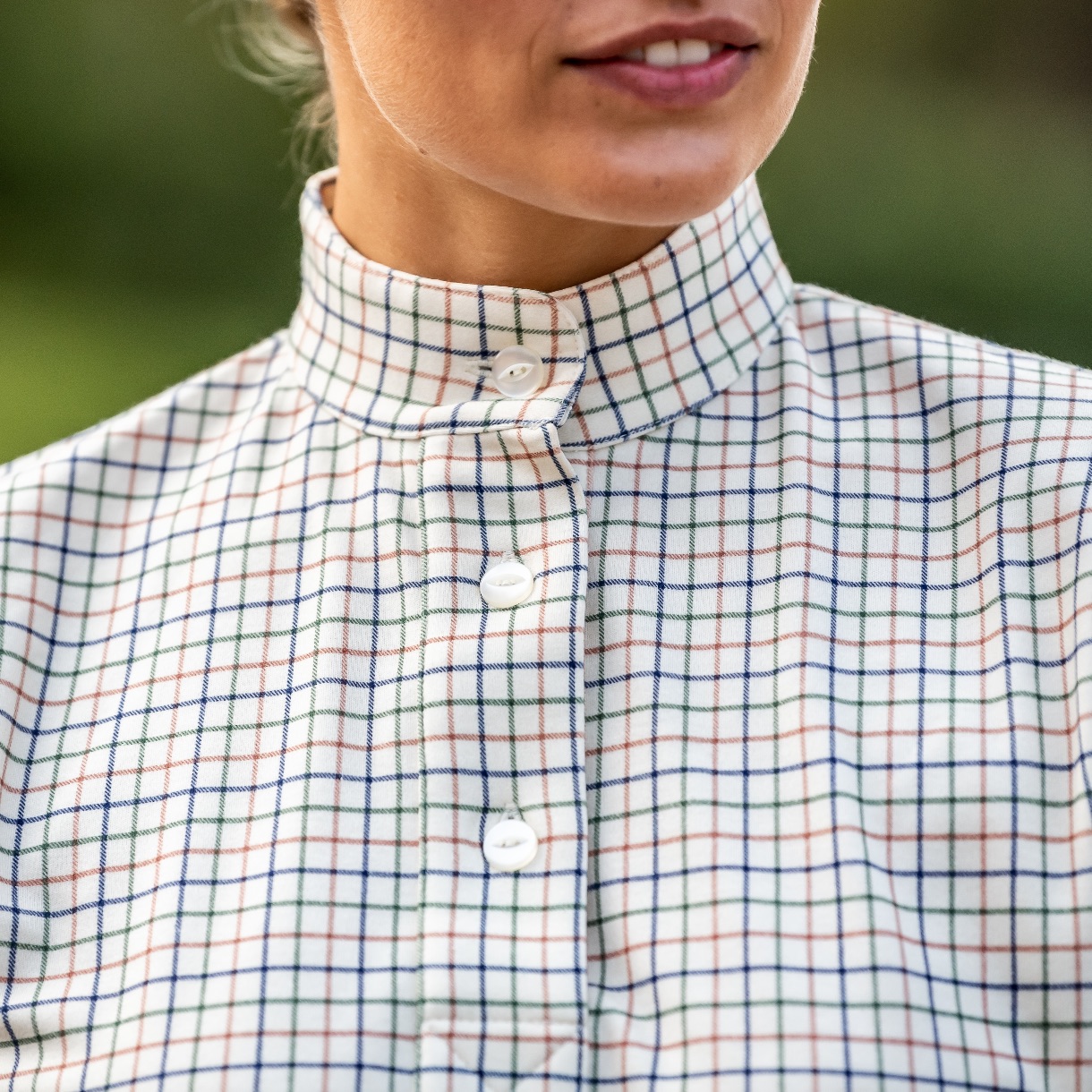 Ladies Tattersall Hunt Shirt The Hunting Stock Market