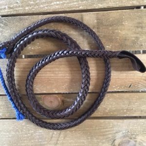 Leather Whip Thong For Hunting Crops UK MADE! Premium Leather Hand Plaited